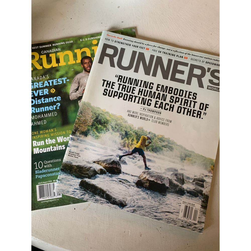 Canadian running and Runner's World Magazines